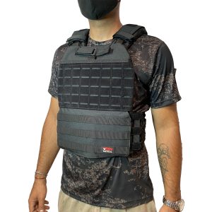 CHALECO TACTICO RBN TACTICAL PORTA PLACA 473 NEGRO