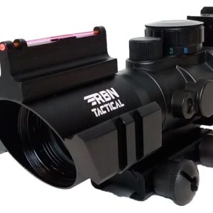 Mira Tactica 4x32 Retículo Iluminado Picatinny Guión Fibra