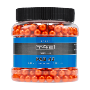 Balines T4e Umarex Paintball Naranja 0.43mm X500 Esférico