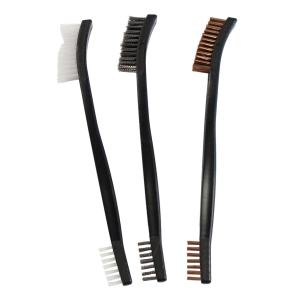 Cepillos Limpieza Birchwood Casey Pack X3 Nylon Bronce Acero